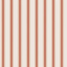 Kép 1/3 - Sandberg Klasszikus csíkos piros vlies tapéta Gustav Red 53 cm X 10 m