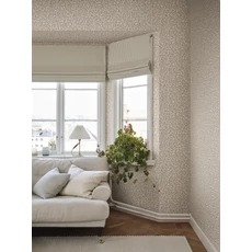 Kép 2/3 - Sandberg Modern levélmintás barna vlies tapéta Karolina Hazel 53 cm X 10 m