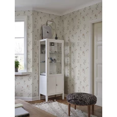 Kép 2/4 - Sandberg Virág mintás romantikus bézs vlies tapéta Hanna Sandstone 53 cm X 10 m