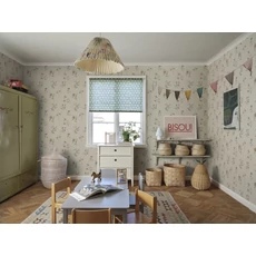 Kép 3/4 - Sandberg Virág mintás romantikus bézs vlies tapéta Hanna Sandstone 53 cm X 10 m