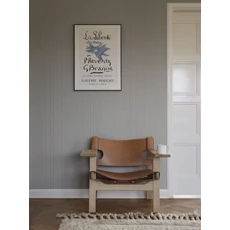 Kép 2/3 - Sandberg Keskeny csíkos klasszikus kék vlies tapéta Linn Soft Blue 53 cm X 10 m