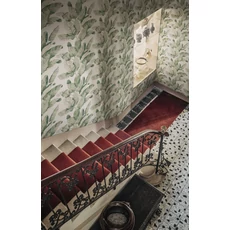 Kép 2/3 - Sandberg Egzotikus levélmintás zöld vlies tapéta Tom Garden Green 53 cm X 10 m