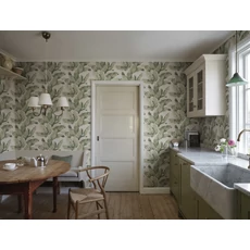 Kép 3/3 - Sandberg Egzotikus levélmintás zöld vlies tapéta Tom Garden Green 53 cm X 10 m