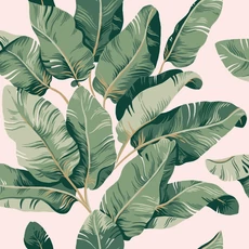 Kép 1/2 - Sandberg Egzotikus levélmintás zöld vlies tapéta Tom Emerald 53 cm X 10 m