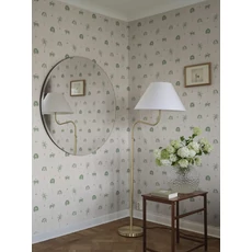 Kép 3/3 - Sandberg Retro pálmafás zöld vlies tapéta Milo Spring Green 53 cm X 10 m