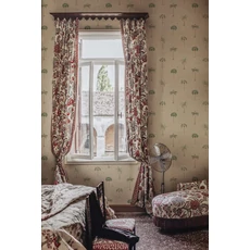 Kép 2/4 - Sandberg Retro pálmafás bézs vlies tapéta Milo Clay 53 cm X 10 m