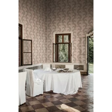 Kép 3/4 - Sanderg Páfrány mintás rózsaszín vlies tapéta Jasmine Pink 53 cm X 10 m