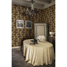 Kép 3/4 - Sanderg Páfrány mintás barna vlies tapéta Jasmine Charcoal 53 cm X 10 m