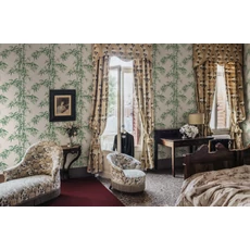 Kép 2/4 - Sandberg Bambusz mintás zöld vlies tapéta Leon Garden Green 53 cm X 10 m