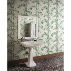 Kép 3/4 - Sandberg Bambusz mintás zöld vlies tapéta Leon Garden Green 53 cm X 10 m