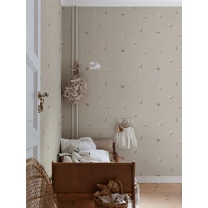 Kép 4/4 - Sandberg Lepke mintás bézs vlies tapéta Butterflies Sandstone 53 cm X 10 m