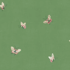 Kép 1/4 - Sandberg Lepke mintás zöld vlies tapéta Butterflies Green 53 cm X 10 m