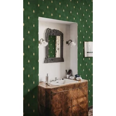 Kép 2/3 - Sandberg Szkarabeusz mintás zöld vlies tapéta Audrey Dark Green 53 cm X 10 m