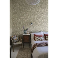 Kép 3/3 - Sandberg Szilva mintás sárga vlies tapéta Emrik Oat 53 cm X 10 m