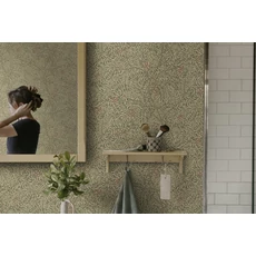 Kép 3/3 - Sandberg Berkenye mintás skandináv zöld vlies tapéta Simon Garden Green 53 cm X 10 m