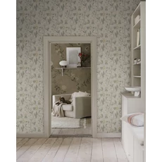 Kép 3/3 - Sandberg Romantikus virág indás bézs vlies tapéta Ulla Sandstone 53 cm X 10 m