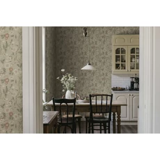 Kép 3/5 - Sandberg Romantikus virág indás zöld vlies tapéta Ulla Garden Green 53 cm X 10 m