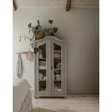 Kép 3/3 - Sandberg Klasszikus kockás zöld vlies tapéta Harry Spring Green 53 cm X 10 m