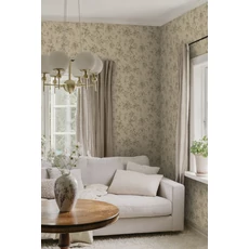 Kép 3/3 - Sandberg Akácvirágos romantikus zöld-rózsaszín vlies tapéta Lovisa Pink 53 cm X 10 m