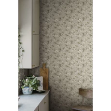 Kép 3/3 - Sandberg Szegfű mintás skandináv bézs vlies tapéta Emilie Clay 53 cm X 10 m