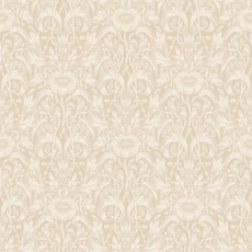 Kép 1/3 - Sandberg Klasszikus virágmintás bézs vlies tapéta Emil Beige 53 cm X 10 m