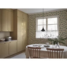 Kép 2/3 - Sandberg Ginkgo leveles lepkés kék vlies tapéta Ebba Blue 53 cm X 10 m