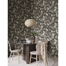 Kép 2/3 - Sandberg Makimajmos modern fekete vlies tapéta Elliot Graphite 53 cm X 10 m