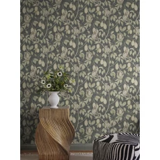 Kép 2/3 - Sandberg Makimajmos modern sötétkék vlies tapéta Elliot Dark Blue 53 cm X 10 m