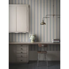 Kép 3/3 - Sandberg Elegáns csíkos kék vlies tapéta Sam Light Blue 53 cm X 10 m