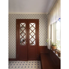 Kép 3/3 - Sandberg Apró virágos kék vlies tapéta Amy Blue 53 cm X 10 m