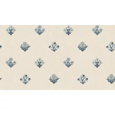 Kép 1/3 - Sandberg Apró virágos kék vlies tapéta Amy Blue 53 cm X 10 m
