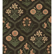 Kép 1/3 - Sandberg Skandináv botanikai mintás fekete vlies tapéta Rosa Charcoal 50 cm X 10 m