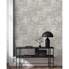 Kép 1/8 - Sketchtwenty3 Geometriai mintás rusztikus szürke vlies tapéta Alcazar Platinum 53 cm X 10 m