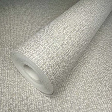 Kép 2/5 - Sketchtwenty3 Vászon hatású szürke vlies tapéta Cadiz Silver 53 cm X 10 m