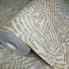 Kép 5/7 - Sketchtwenty3 Modern vonalrajzos sárga vlies tapéta Cordoba Spice 53 cm X 10 m