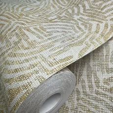 Kép 6/7 - Sketchtwenty3 Modern vonalrajzos sárga vlies tapéta Cordoba Spice 53 cm X 10 m