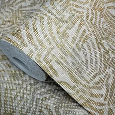 Kép 7/7 - Sketchtwenty3 Modern vonalrajzos sárga vlies tapéta Cordoba Spice 53 cm X 10 m