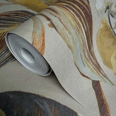 Kép 8/8 - Sketchtwenty3 Óriás levélmintás barna vlies tapéta Seville Auburn 53 cm X 10 m