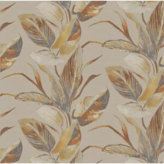 Kép 2/8 - Sketchtwenty3 Óriás levélmintás barna vlies tapéta Seville Auburn 53 cm X 10 m