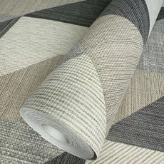 Kép 3/10 - Sketchtwenty3 Geometriai mintás modern szürke vlies tapéta Vicentio Graphite 53 cm X 10 m