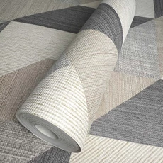 Kép 4/10 - Sketchtwenty3 Geometriai mintás modern szürke vlies tapéta Vicentio Graphite 53 cm X 10 m