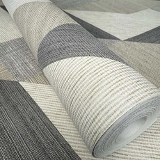 Kép 5/10 - Sketchtwenty3 Geometriai mintás modern szürke vlies tapéta Vicentio Graphite 53 cm X 10 m