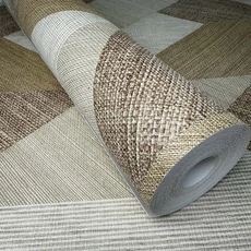 Kép 5/10 - Sketchtwenty3 Geometriai mintás modern barna vlies tapéta Vicentio Saffron 53 cm X 10 m