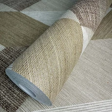 Kép 6/10 - Sketchtwenty3 Geometriai mintás modern barna vlies tapéta Vicentio Saffron 53 cm X 10 m