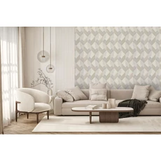 Kép 1/11 - Sketchtwenty3 Geometriai mintás modern bézs vlies tapéta Vicentio Satin 53 cm X 10 m