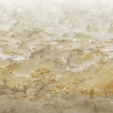 Kép 1/4 - Sketchtwenty3 Hegyeket ábrázoló sárga vlies poszter tapéta Brunate Morning Sunrise 300 cm X 2,7 m