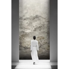 Kép 3/5 - Sketchtwenty3 Hegyeket ábrázoló szürke vlies poszter tapéta Brunate Mountain Shadow 300 cm X 2,7 m