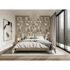 Kép 2/2 - Sketchtwenty3 Absztrakt mintás modern bronz vlies tapéta Chillon Bronze 53 cm X 10 m