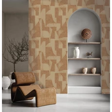 Kép 2/2 - Sketchtwenty3 Absztrakt mintás modern barna vlies tapéta Chillon Corten 53 cm X 10 m