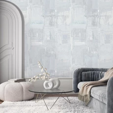 Kép 1/2 - Sketchtwenty3  Absztrakt elegáns halványszürke vlies tapéta Transcendence Glacier 53 cm X 10 m